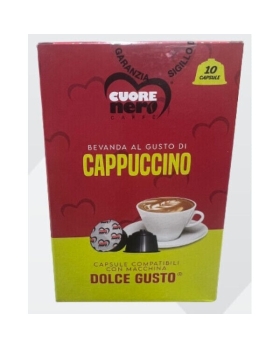Cuore Nero Capsule Comp. Dolce Gusto Gusto Cappuccino 10pz