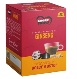 Cuore Nero Capsule Comp. Dolce Gusto Gusto Ginseng 10pz