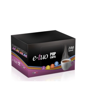 Pop Caffè E-tuo Cremoso 100 Capsule Compatibili Lui E Fiorfiore