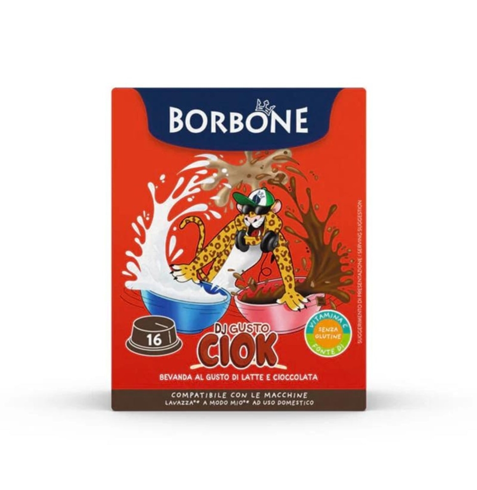 Borbone Capsule Comp. A Modo Mio Dj Gusto Ciok 16pz