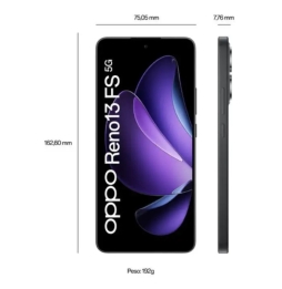 OPPO Reno 13FS 5G Smartphone 6.67" RAM 12 Memoria Interna 512GB Graphite Gray ita