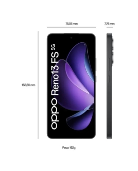 OPPO Reno 13FS 5G Smartphone 6.67" RAM 12 Memoria Interna 512GB Graphite Gray ita