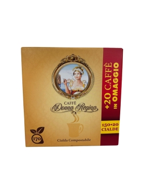 Borbone Caffè Donna Regina Box Cialde 150+20 pz Miscela Forte