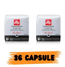 ILLY IPERESPRESSO TOSTATO FORTE – Caffè in Capsule per Macchine Iperespresso 36 pz