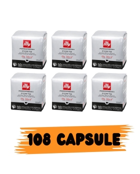 ILLY IPERESPRESSO TOSTATO FORTE – Caffè in Capsule per Macchine Iperespresso 108 pz