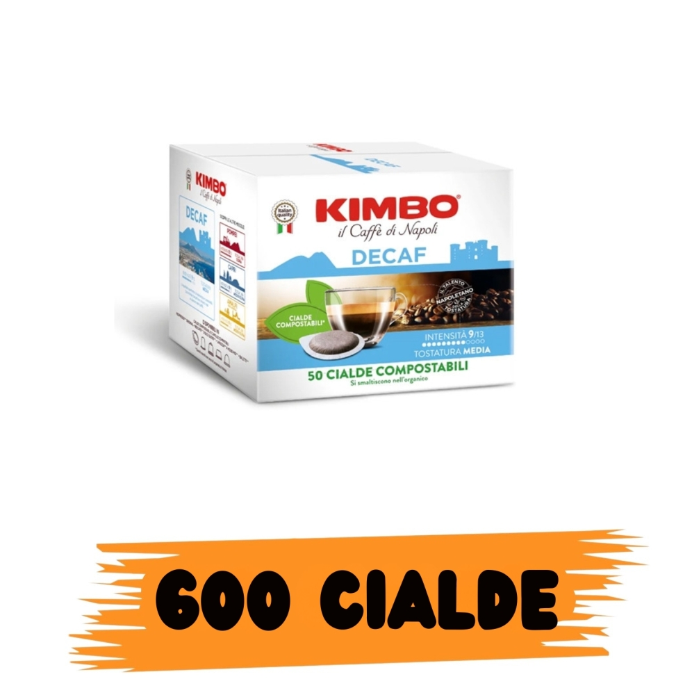 Kimbo Caffè in Cialde 44MM Decaffeinato 600 pz
