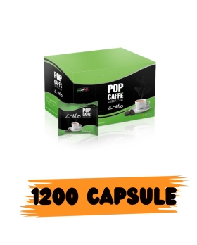 Pop Caffè E-mio Cremoso Box Capsule Comp. A Modo Mio 1200 capsule