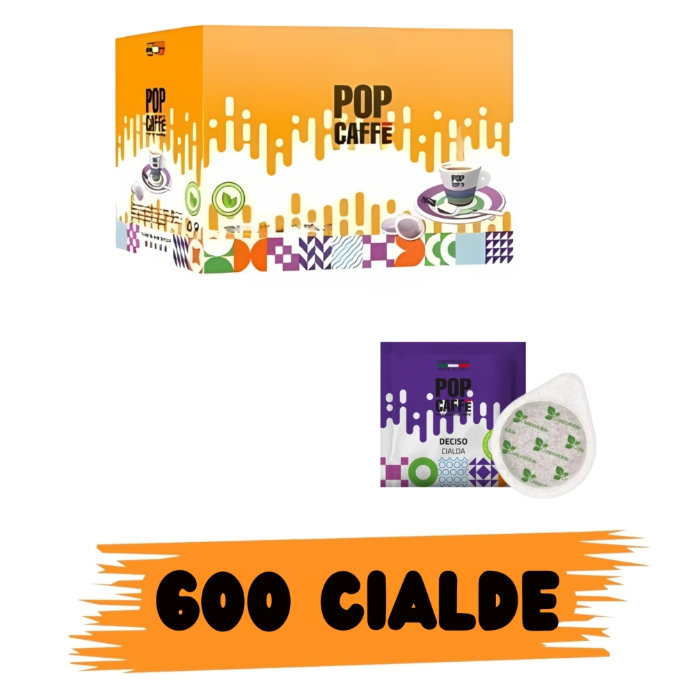 Pop Caffe Miscela Decisa 600 cialde