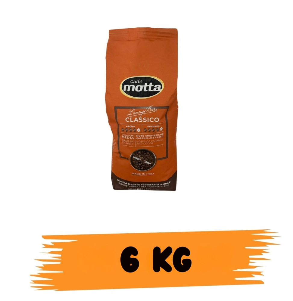 Caffè Motta Lounge Bar Classico Caffè in Grani 6 kg
