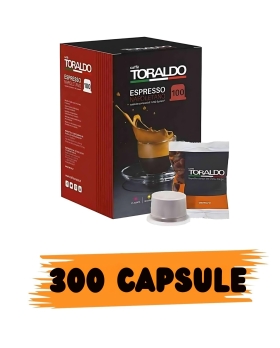 Caffè Toraldo Miscela Cremosa 300 Capsule Compatibili Uno System