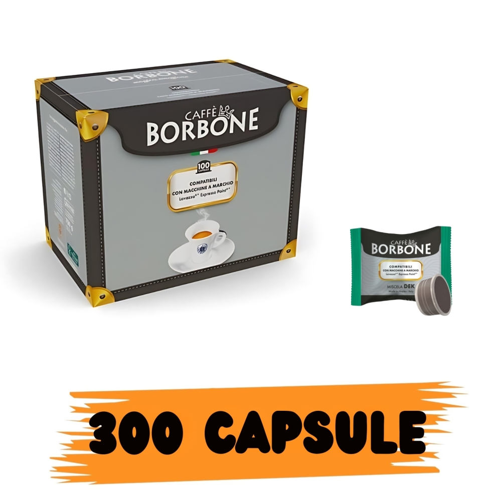Caffè Borbone Espresso Point - Miscela Dek 300 Capsule