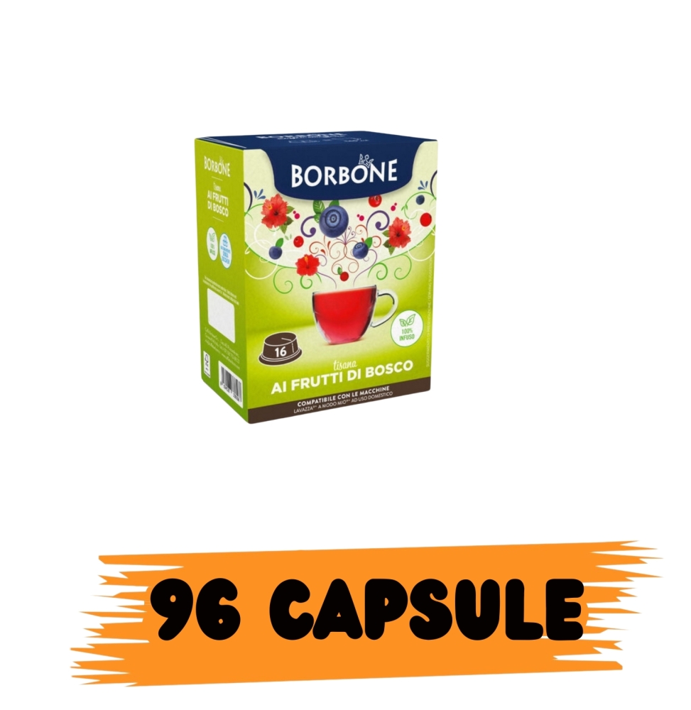 Borbone Capsule Comp. A Modo Mio Frutti Di Bosco 96pz