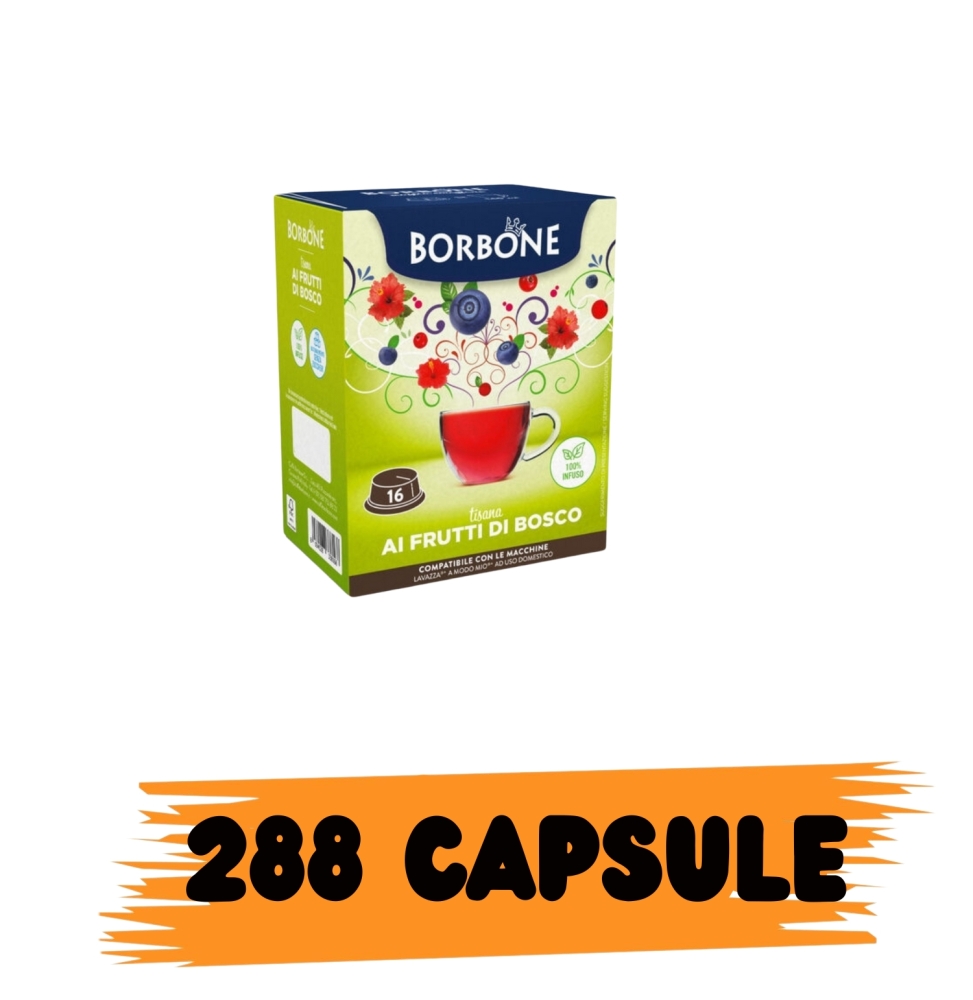 Borbone Capsule Comp. A Modo Mio Frutti Di Bosco 288pz