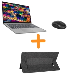 Lenovo Notebook Ideapad 5 Intel Core i5-1035G1 - 8GB RAM - 256GB SSD - Grigio- 15IIL05 + Supporto per rialzo + Mouse omega