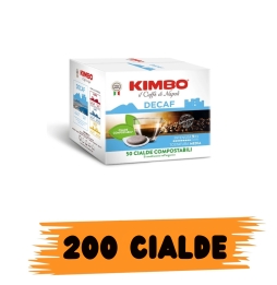 Kimbo Caffè in Cialde 44MM Decaffeinato 200 pz