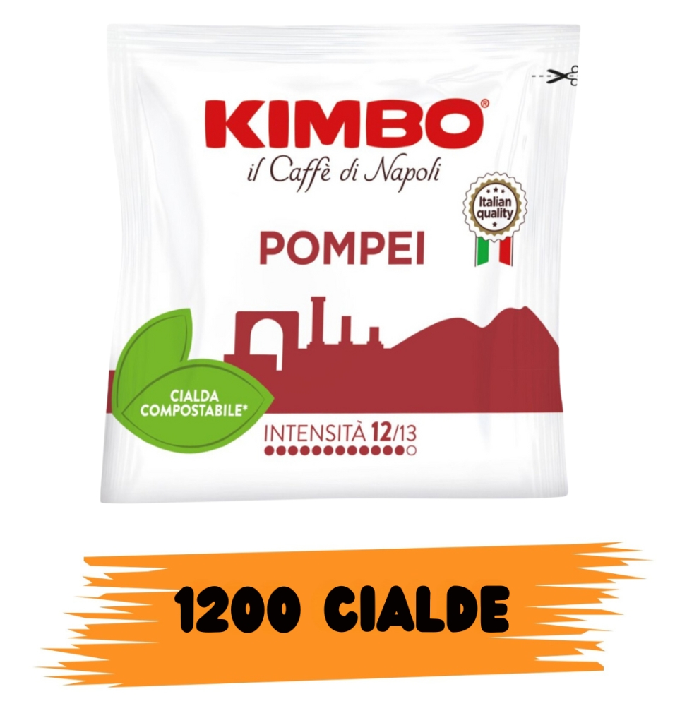Kimbo Caffè In Cialde 44mm Pompei 1200pz