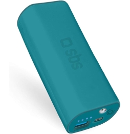 Sbs Power Bank 5000mah Petrolio Type 31445