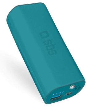 Sbs Power Bank 5000mah Petrolio Type 31445