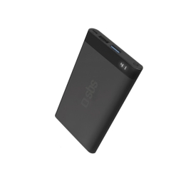 Sbs slim power bank 5000mah black type 52990