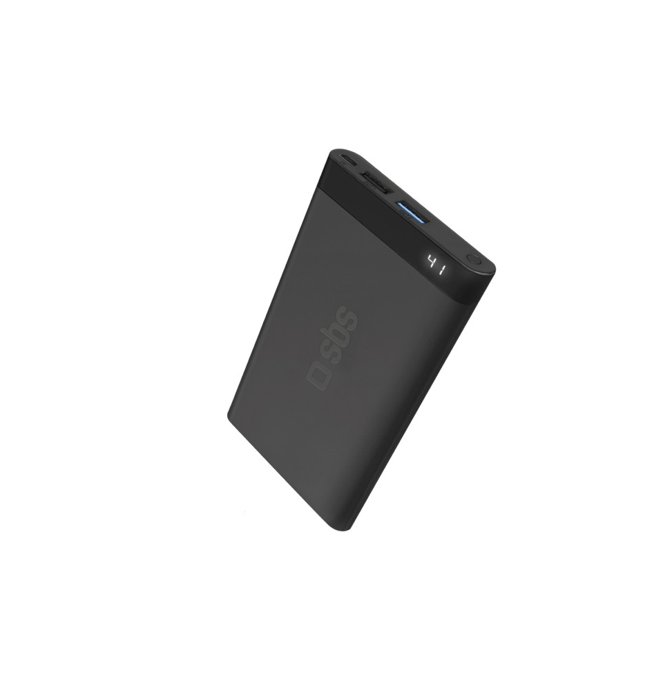 Sbs slim power bank 5000mah black type 52990