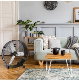 ZEPHIR ZDM90CM Ventilatore Industriale 300W Da Pavimento Con Pale Da 90cm