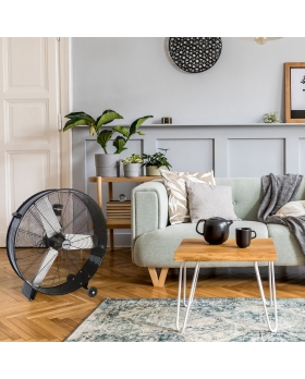 ZEPHIR ZDM90CM Ventilatore Industriale 300W Da Pavimento Con Pale Da 90cm