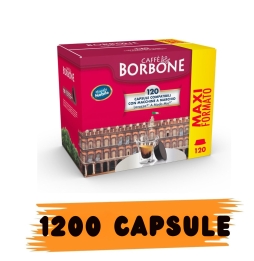 Caffè Borbone Miscela Nobile Capsule Lavazza A Modo Mio 1200 Capsule