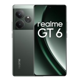 REALME GT 6T 5G Smartphone 6.78" RAM 12GB- Memoria Interna 256GB - Colore RAZOR GREEN - DS ITA