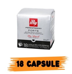 ILLY IPERESPRESSO TOSTATO FORTE – Caffè in Capsule per Macchine Iperespresso 18 pz