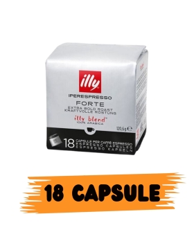 ILLY IPERESPRESSO TOSTATO FORTE – Caffè in Capsule per Macchine Iperespresso 18 pz