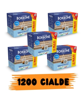 Borbone Box Cialde 44mm Miscela Nobile (Blu) 1200 Cialde