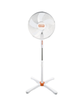 VINCO COD.70703E Ventilatore a Piantana 45W Con 5 Pale Regolabile In Altezza- Oscillazione Automatica