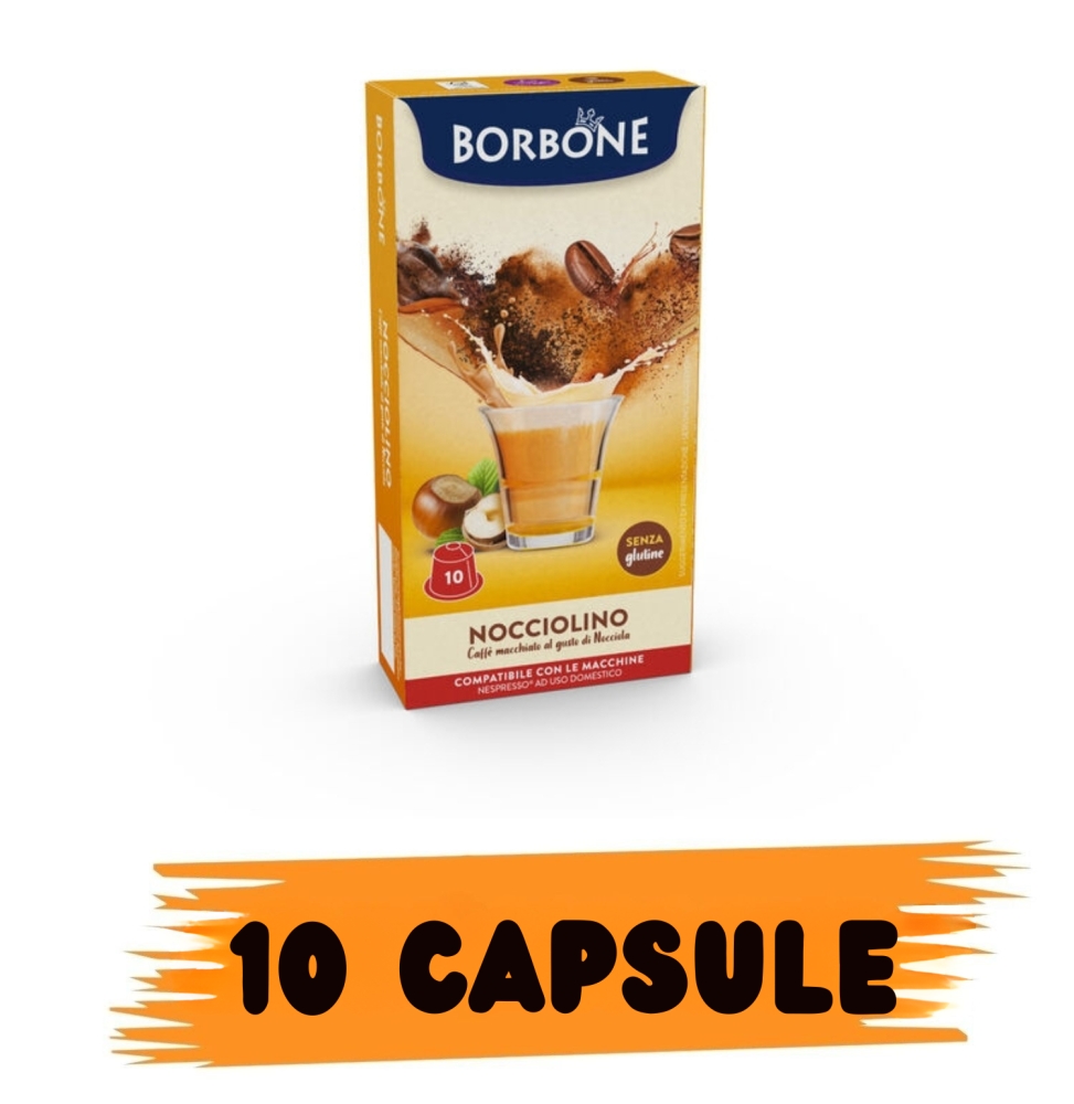 Caffè Borbone Nocciolino 10 Capsule Nespresso