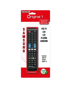 Bravo Original 1 Telecomando Compatibile TV Samsung - Nero