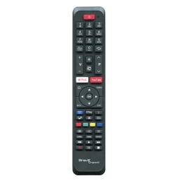 Bravo Original 6 Telecomando Compatibile TV Telefunken E Altri Modelli - Nero
