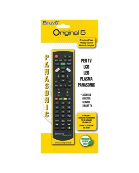 Bravo Original 5 Telecomando Compatibile TV Panasonic - Nero