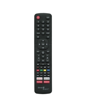 Bravo Original 7 Telecomando Compatibile TV Hisense - Nero