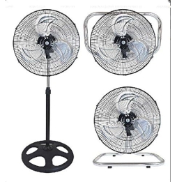 VINCO MOD.70718 Ventilatore A Pantana 90W Da Parete e Da Appoggio 3 Modalità - Oscillazione Automatica