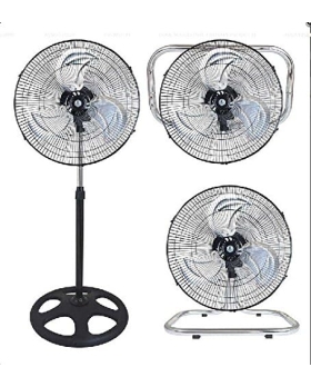 VINCO MOD.70718 Ventilatore A Pantana 90W Da Parete e Da Appoggio 3 Modalità - Oscillazione Automatica