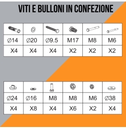 EcoPrice® Staffa in acciaio per unità esterna climatizzatore - 18000/ 24000 BTU - Fino a 200KG