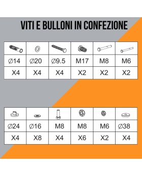 EcoPrice® Staffa in acciaio per unità esterna climatizzatore - 18000/ 24000 BTU - Fino a 200KG
