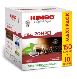 KIMBO Miscela Pompei 150+10 Cialde Compostabili 44mm Ese