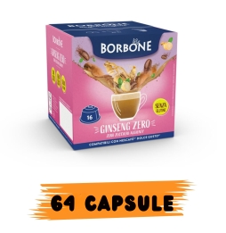 Borbone 64 Capsule Dolce Gusto Ginseng Zero