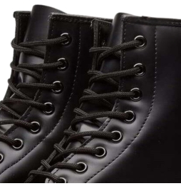 EcoPrice® Lacci rotondi da 4 mm per scarpe sportive e stivali - 2 Paia NERO