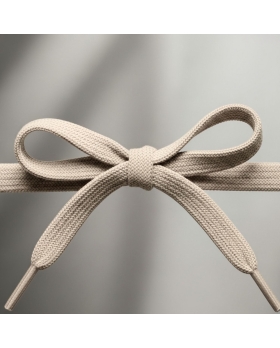 EcoPrice® Lacci Piatti da 4 mm per scarpe sportive e stivali - 2 Paia BEIGE
