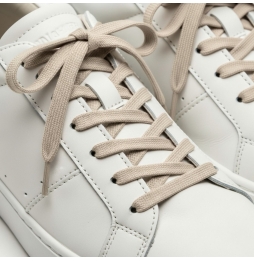 EcoPrice® Lacci Piatti da 4 mm per scarpe sportive e stivali - 2 Paia BEIGE