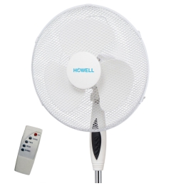HOWELL VEP442MR Ventilatore A Piantana 45W Con Telecomando Pale Da 40cm