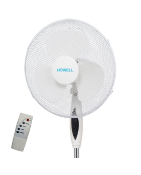 HOWELL VEP442MR Ventilatore A Piantana 45W Con Telecomando Pale Da 40cm