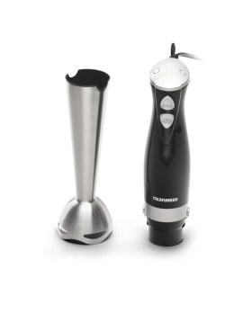 TELEFUNKEN Frullatore a Immersione 800W con Tritatutto da 500ml e Bicchiere da 700ml – Gambo e Lame in Acciaio Inox  M07442