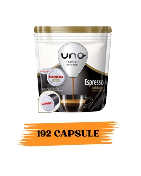 Kimbo Caffe' Confezioneda 192 Capsule Compat. Uno System Sublime
